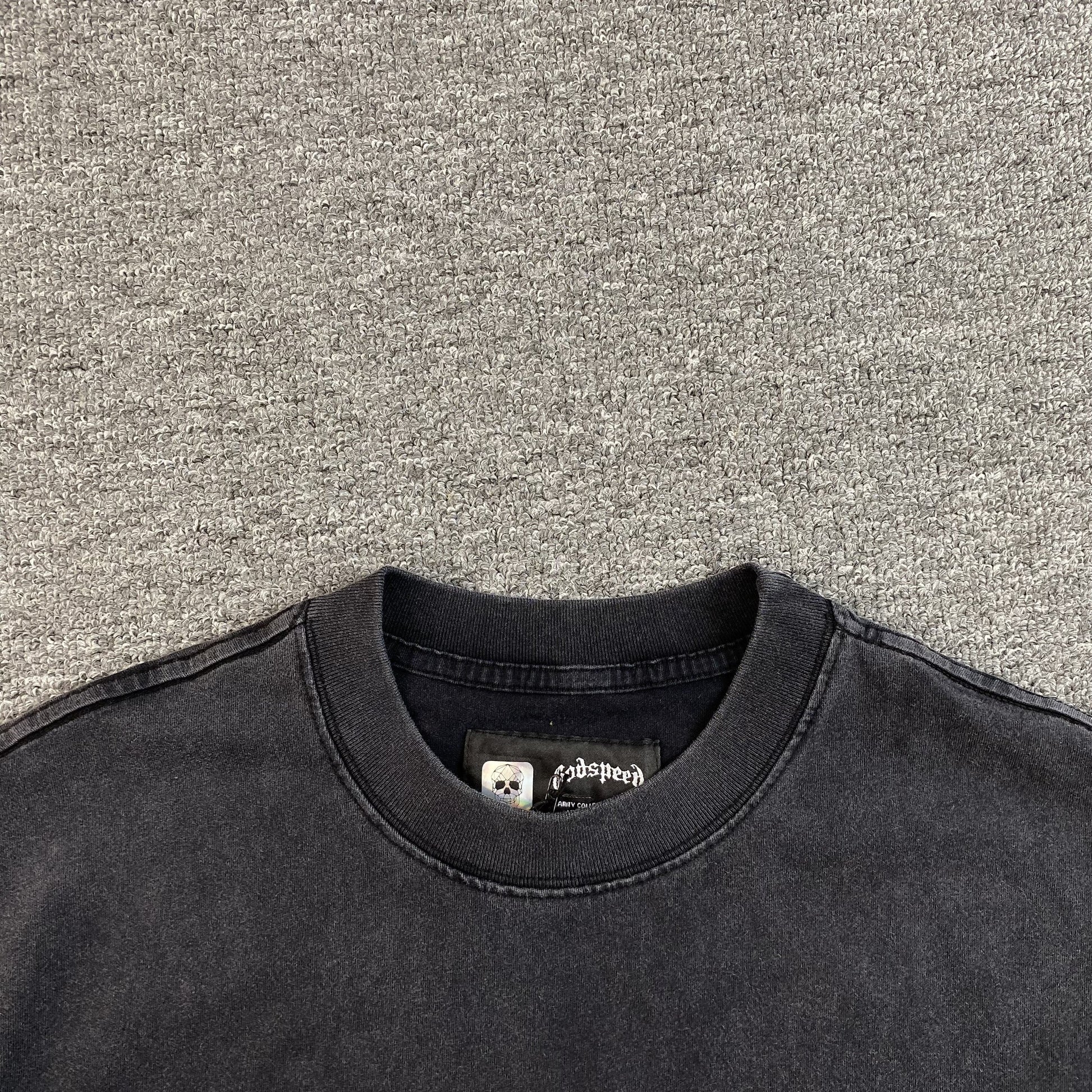 GODSPEED AMIGOS T-SHIRT WASHED BLACK