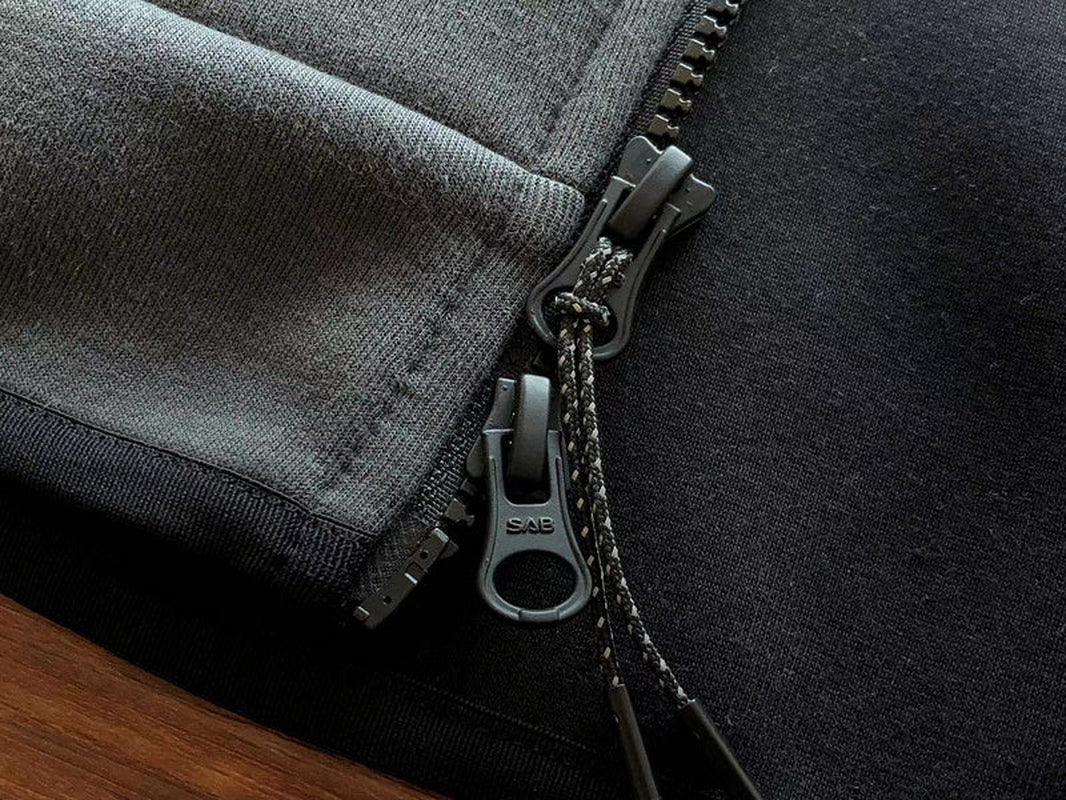 NIKE TECH FLEECE HOODIE X BLACK/DARK SMOKE GREY