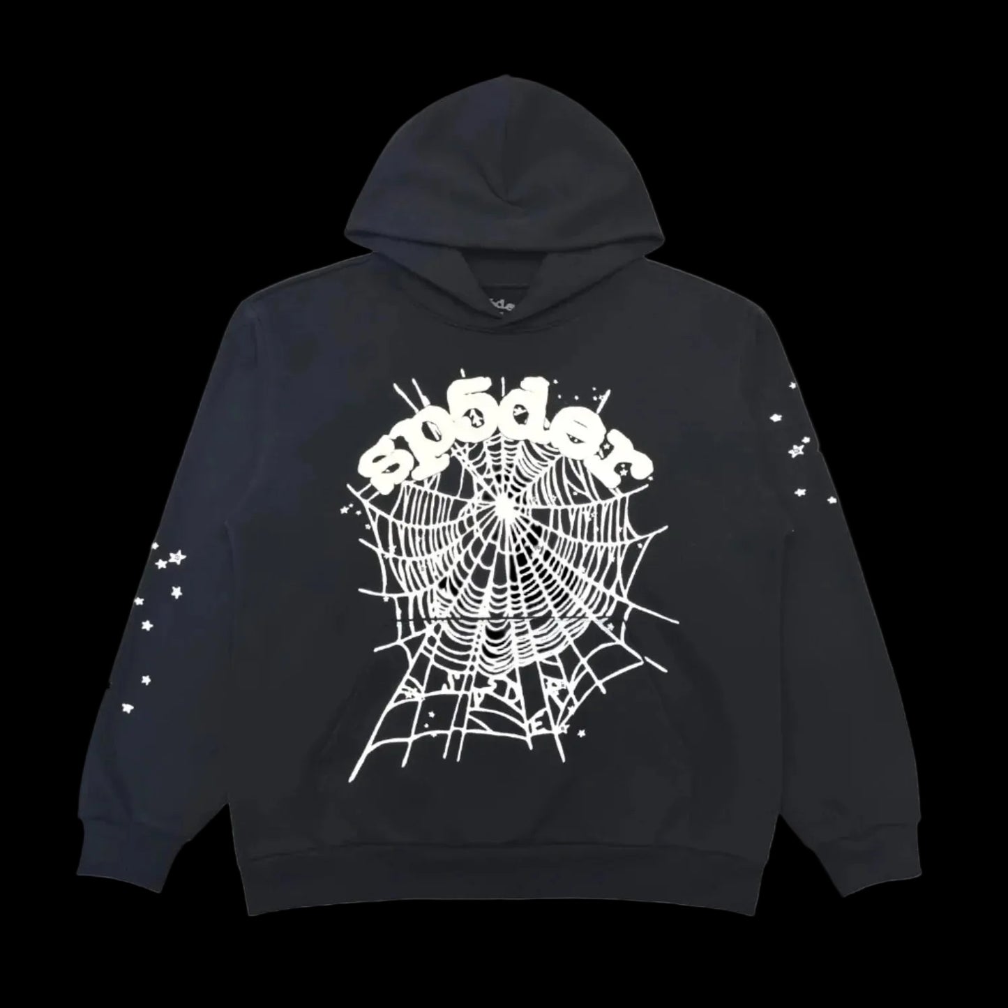 SP5DER OG WEB HOODIE BLACK