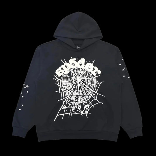 SP5DER OG WEB HOODIE BLACK