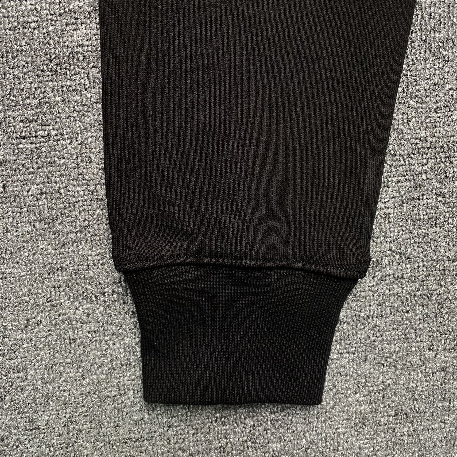 AMIRI LETTER LOGO HOODIE BLACK