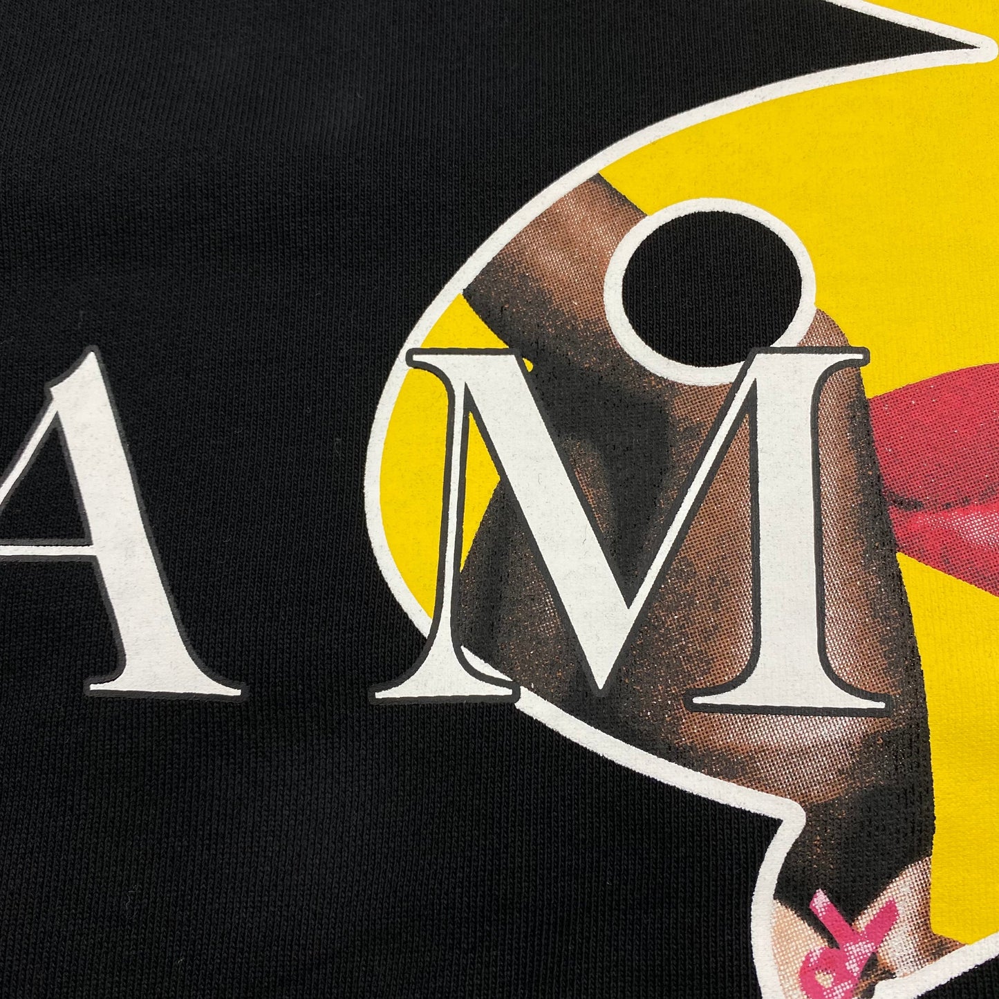 AMIRI PLAYBOY LOGO HOODIE BLACK YELLOW