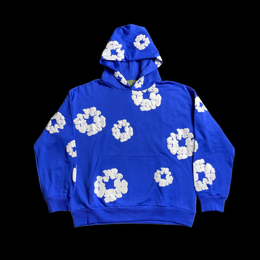 DENIM TEARS COTTON WREATH HOODIE DEEP BLUE