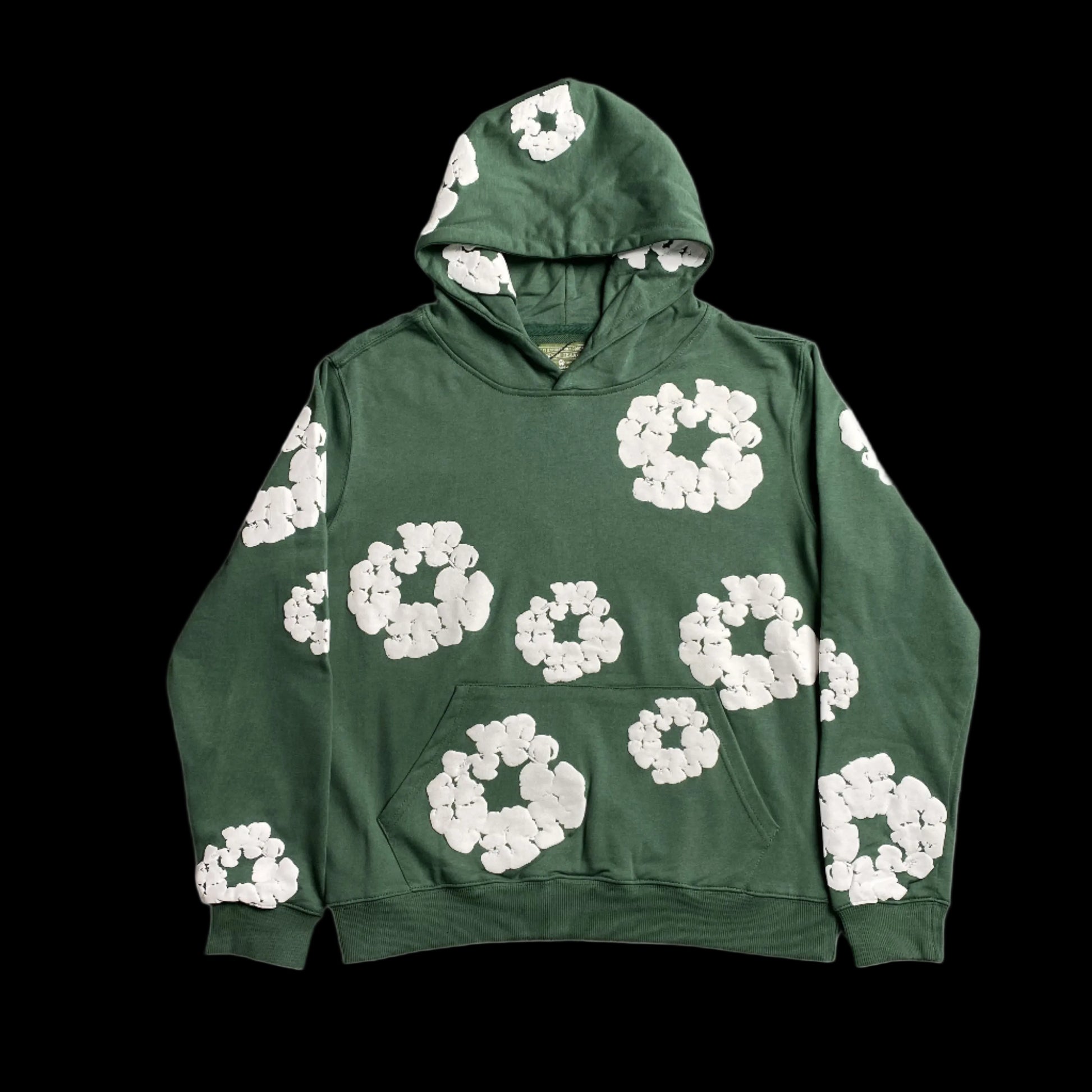 DENIM TEARS COTTON WREATH HOODIE GREEN