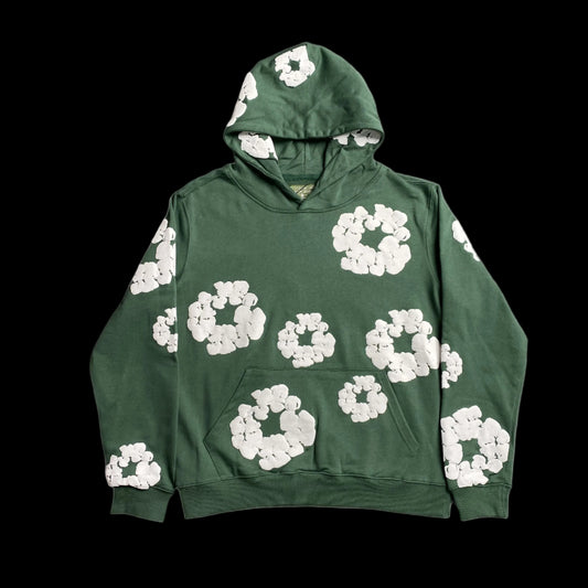 DENIM TEARS COTTON WREATH HOODIE GREEN