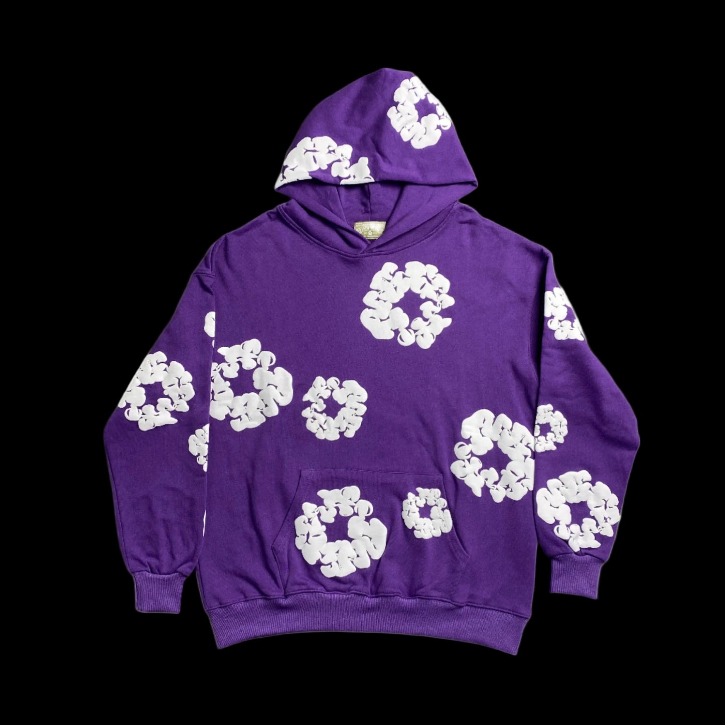 DENIM TEARS COTTON WREATH HOODIE PURPLE