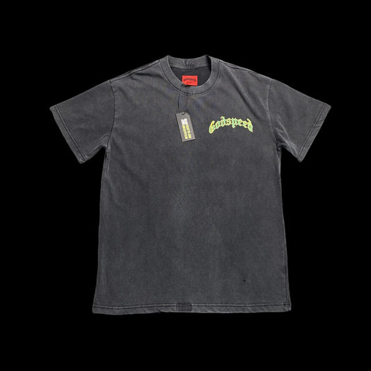 GODSPEED BALACLAVA SZN T-SHIRT WASHED BLACK