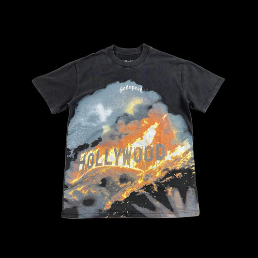 GODSPEED HOLLYWEIRD T-SHIRT WASHED BLACK