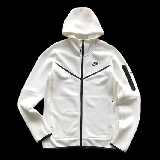NIKE TECH FLEECE HOODIE X WHITE