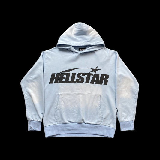 Hellstar "Records" Sky Blue Hoodie