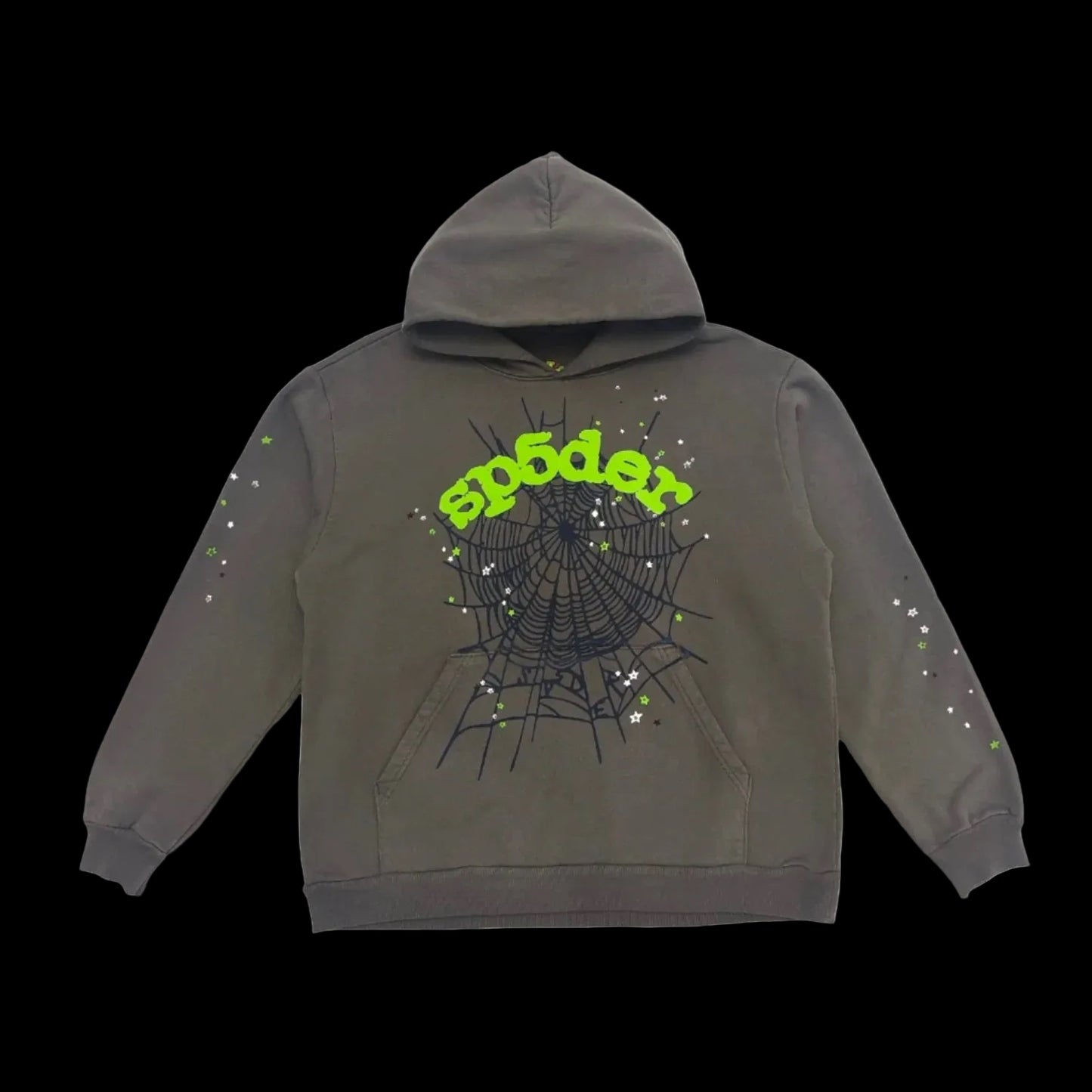 SP5DER WAIT WEB HOODIE SLATE GREY