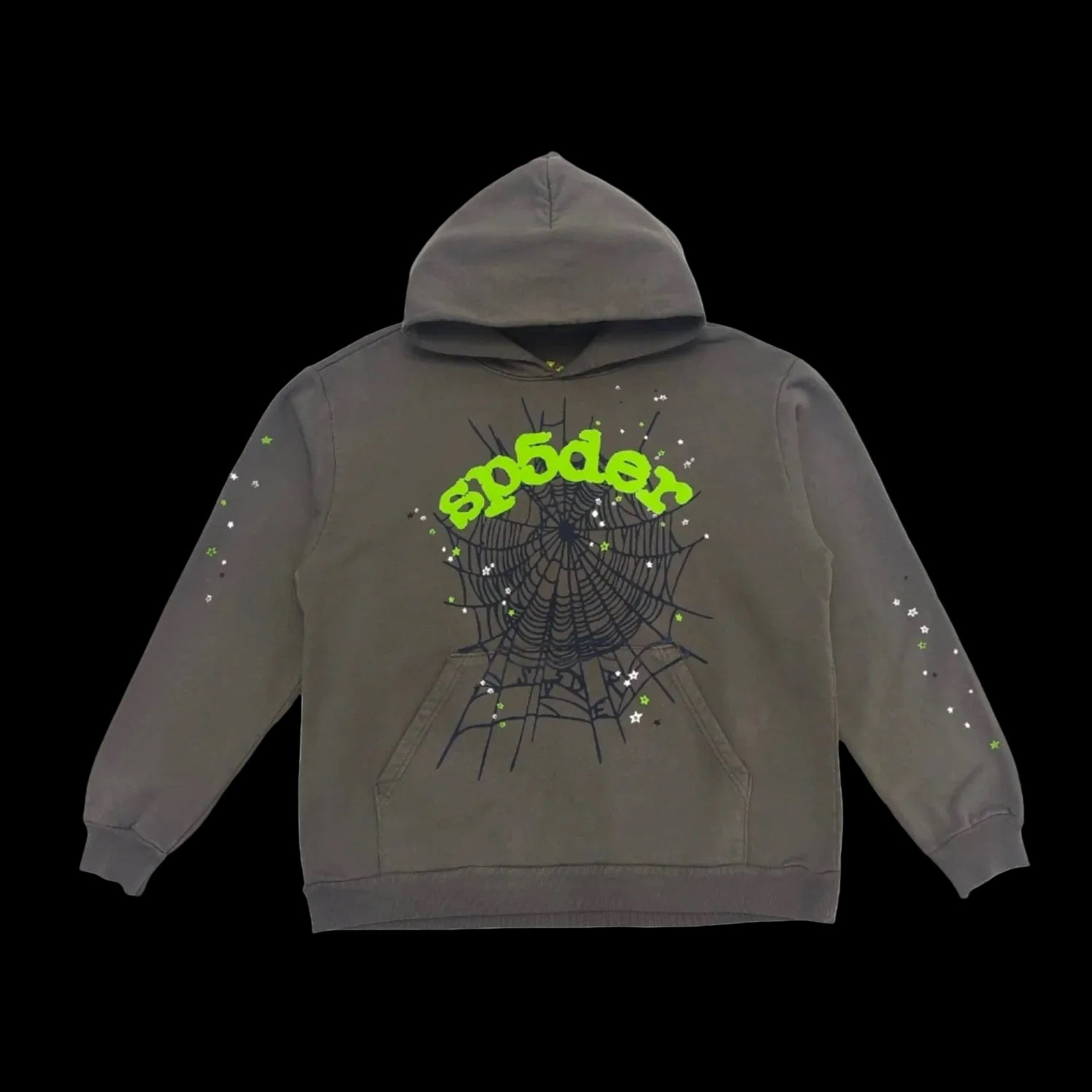 SP5DER WAIT WEB HOODIE SLATE GREY