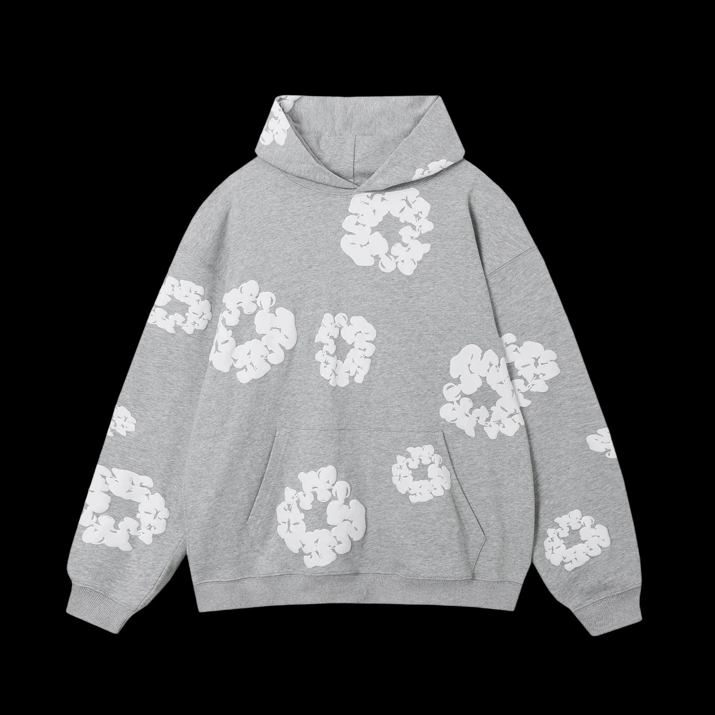 DENIM TEARS COTTON WREATH HOODIE GREY