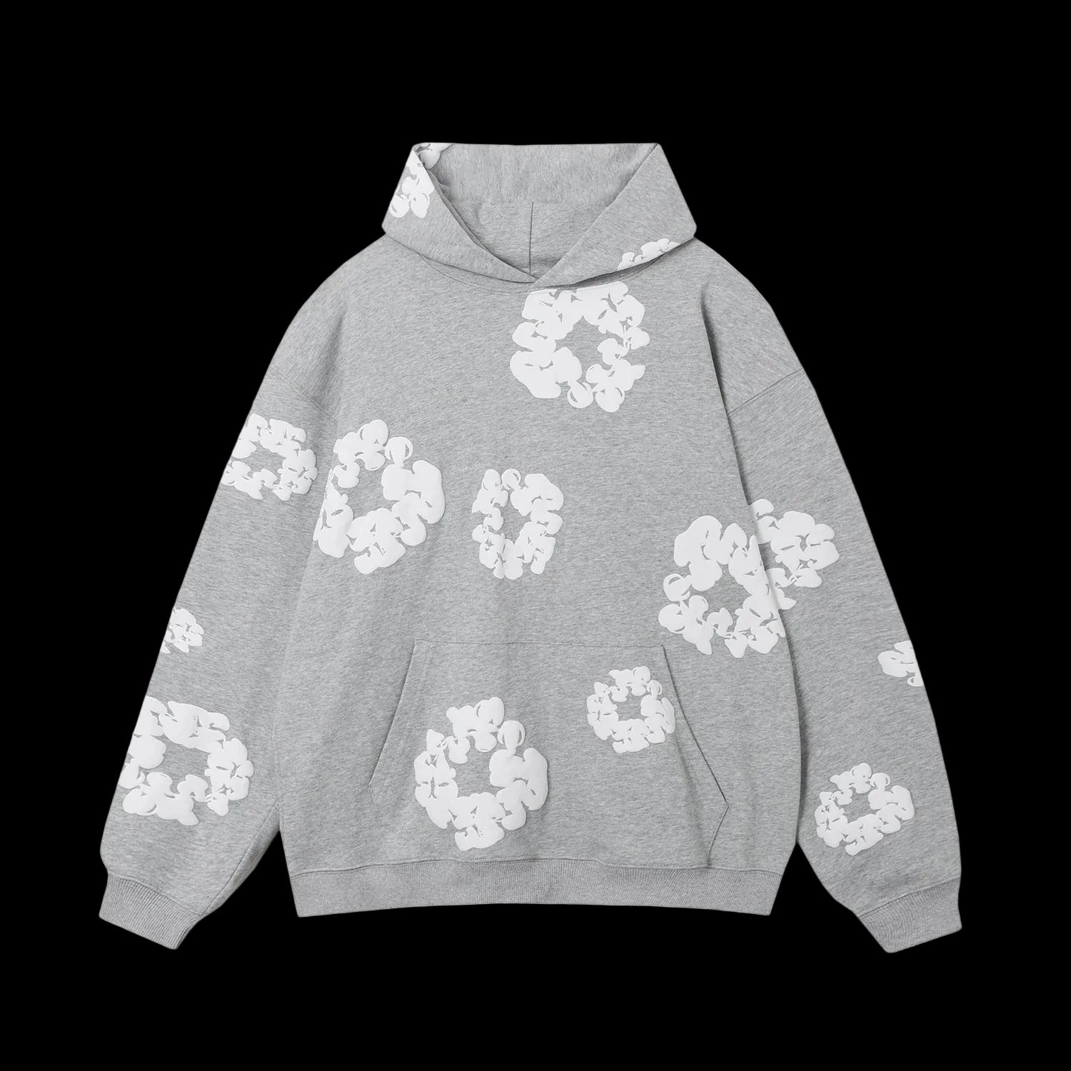 DENIM TEARS COTTON WREATH HOODIE GREY