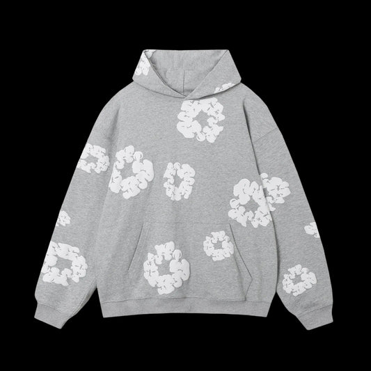 DENIM TEARS COTTON WREATH HOODIE GREY
