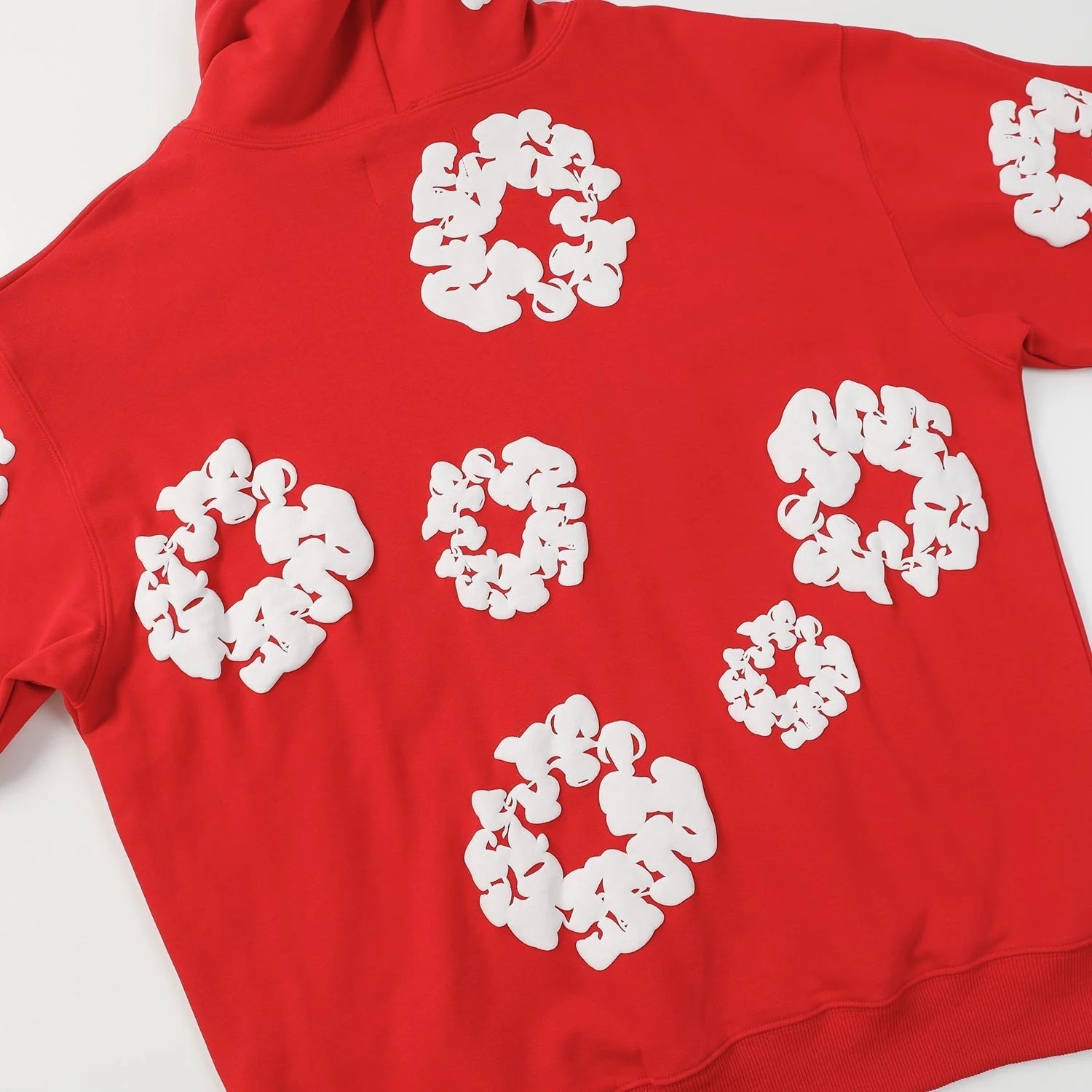 DENIM TEARS COTTON WREATH HOODIE RED